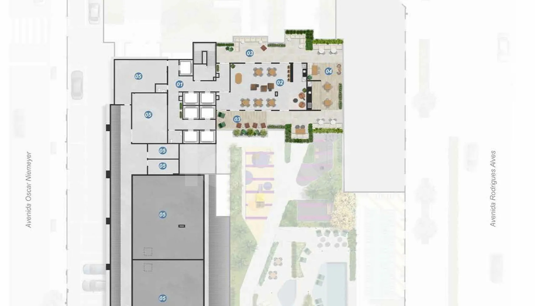 Planta — Pavimento rooftop