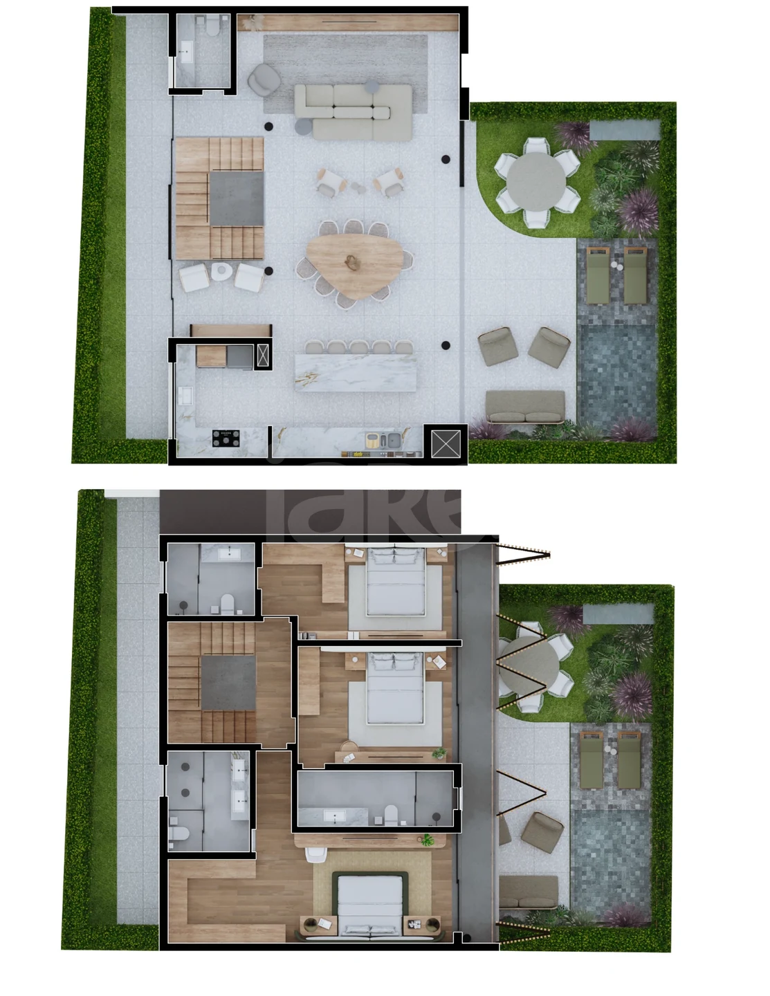Planta — Casa em Condomínio 318,76 m²