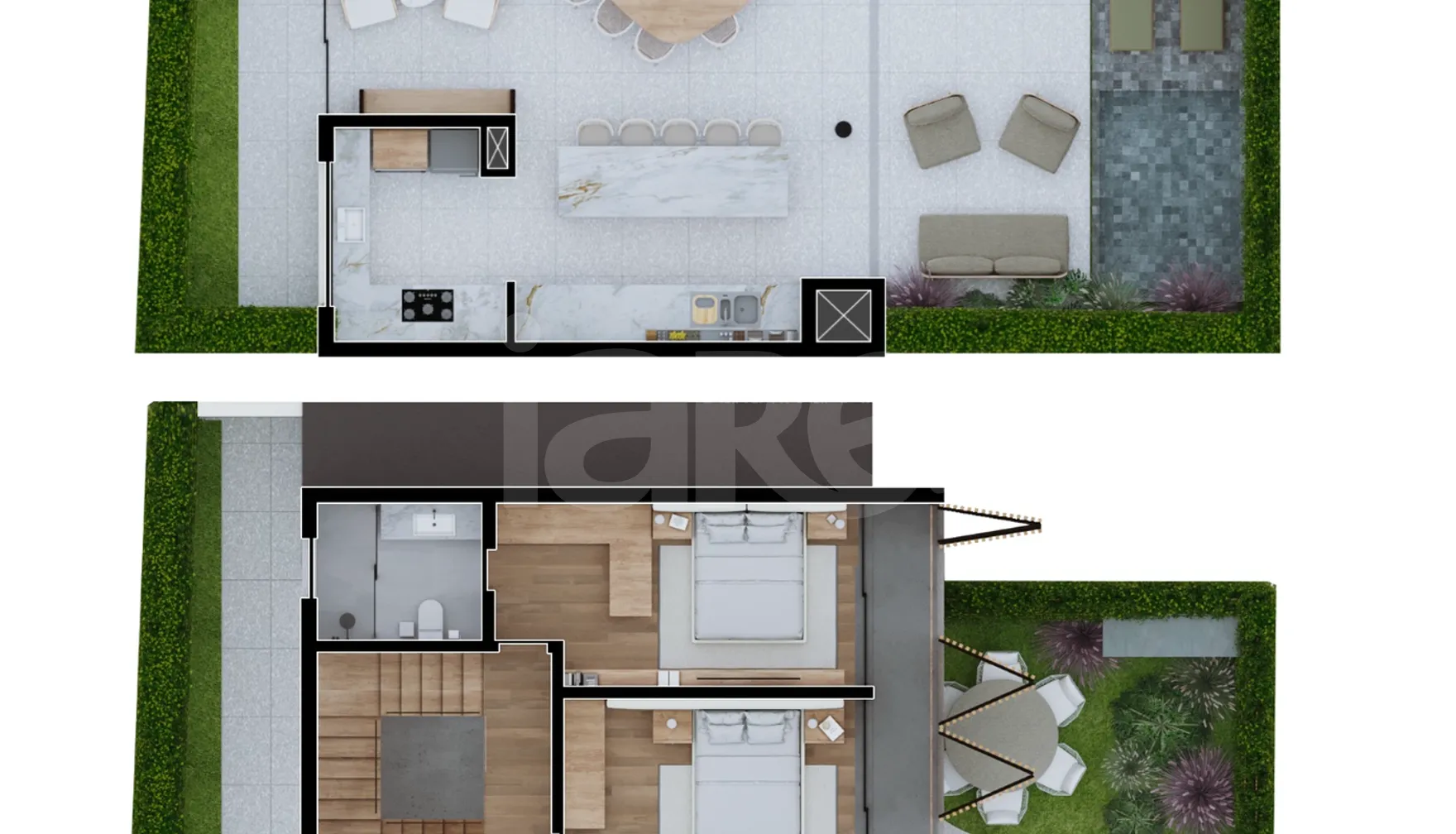 Planta — Casa em Condomínio 318,76 m²