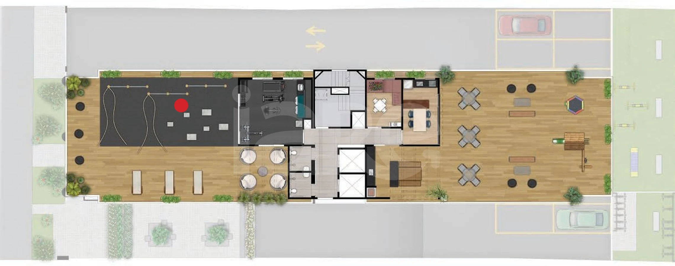 Planta — Pavimento rooftop
