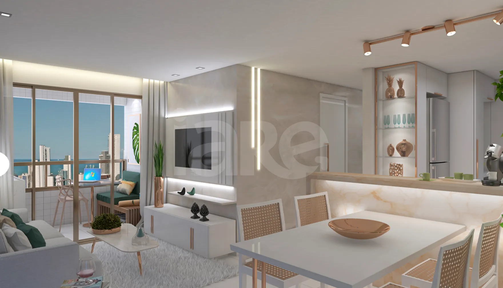 Parc Benvinda de Farias - Apartamento com 63 m², em Boa Viagem — foto 2