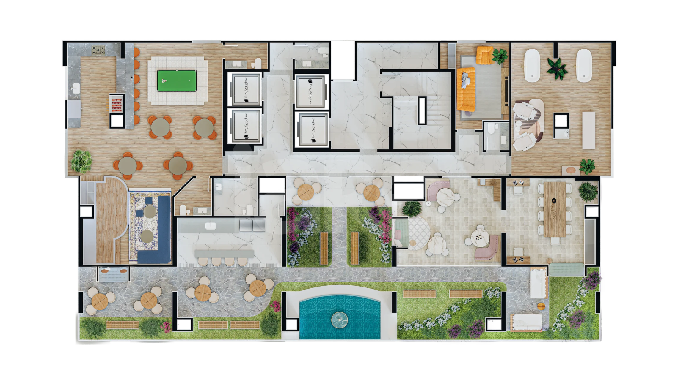 Planta — Pavimento rooftop