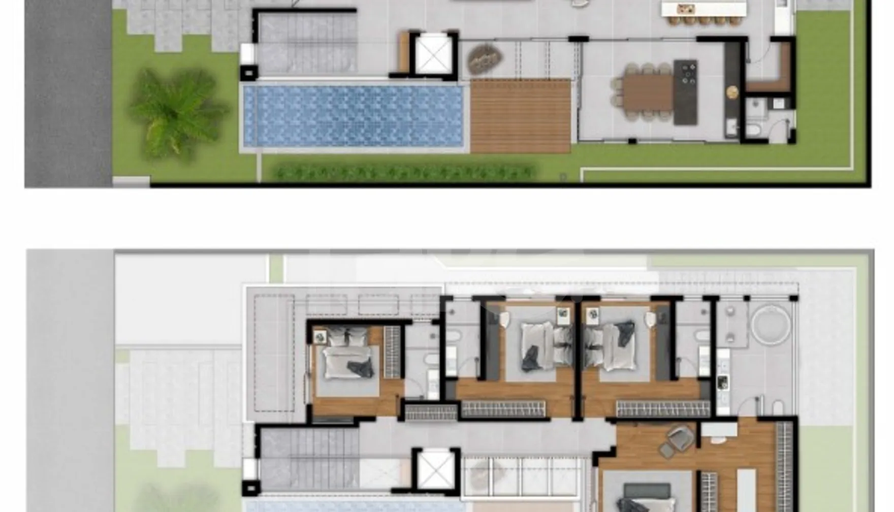 Planta — Casa em Condomínio 600 m²