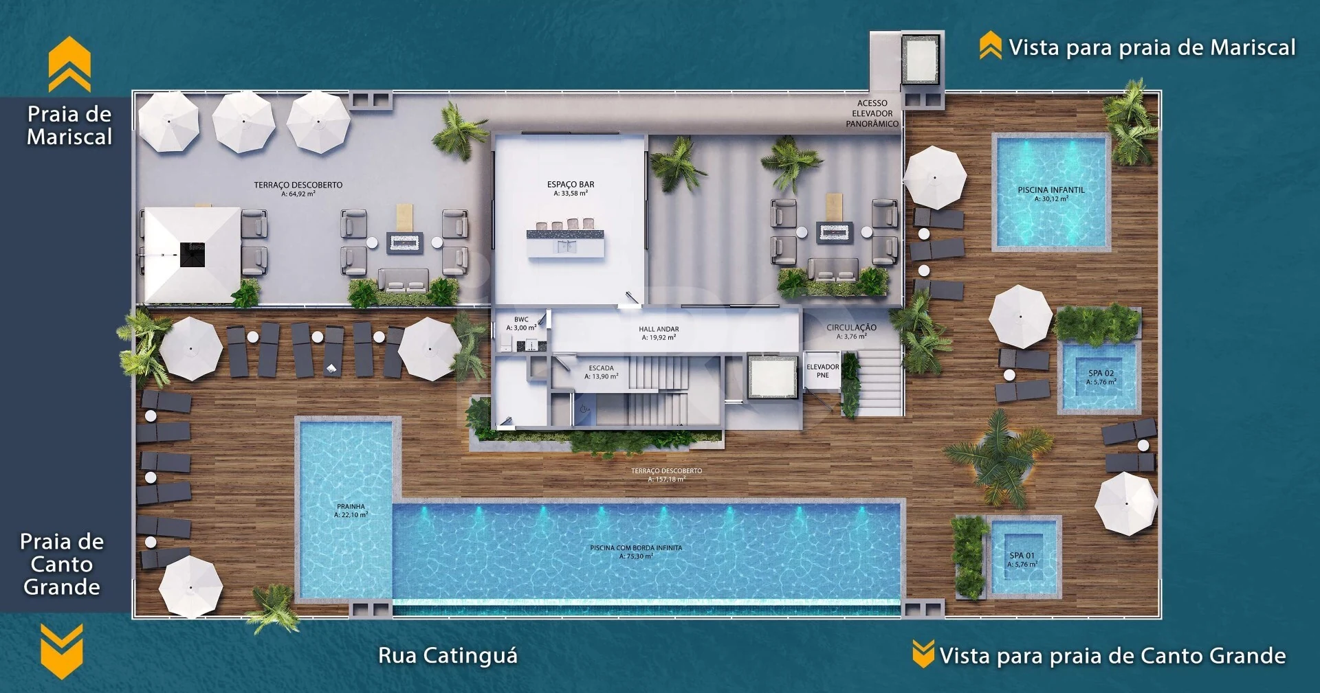 Planta — Pavimento rooftop