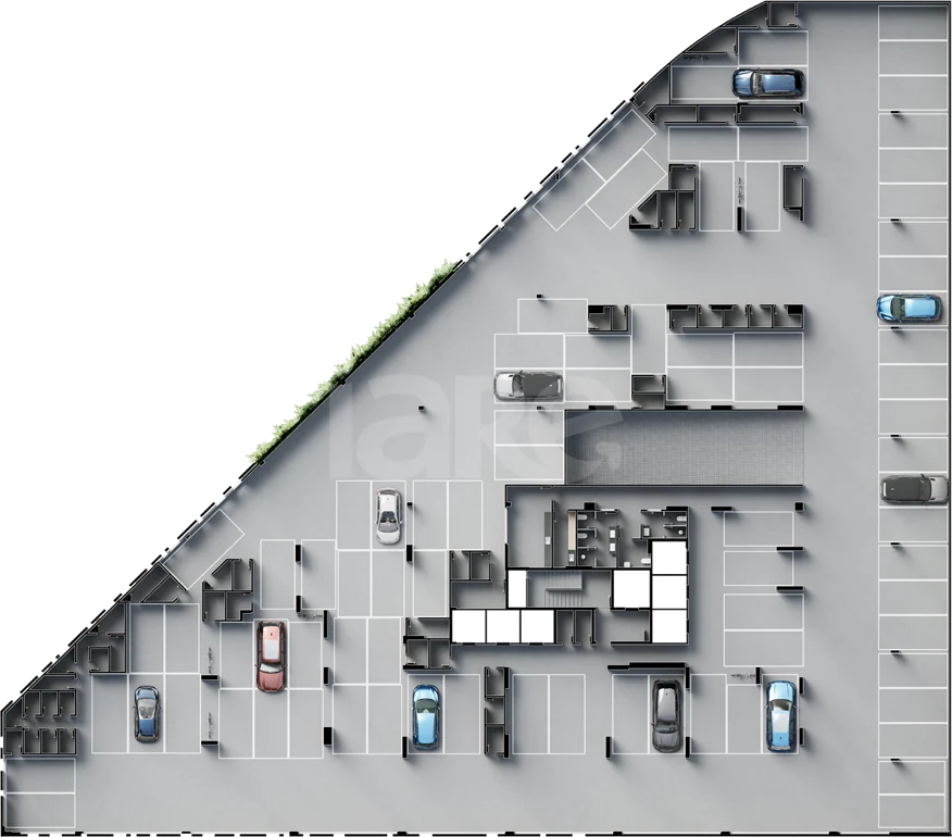 Planta — Pavimento garagem 2