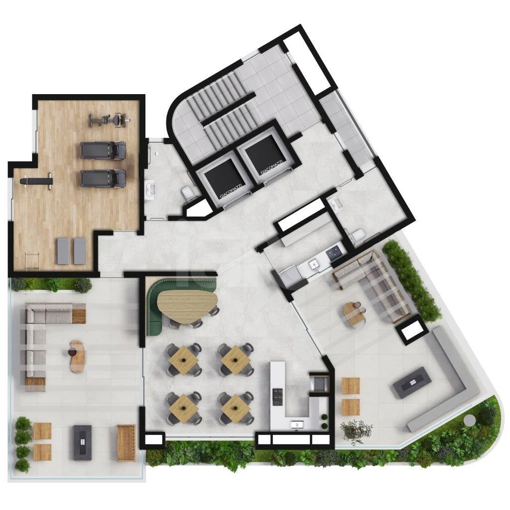 Planta — Pavimento lazer