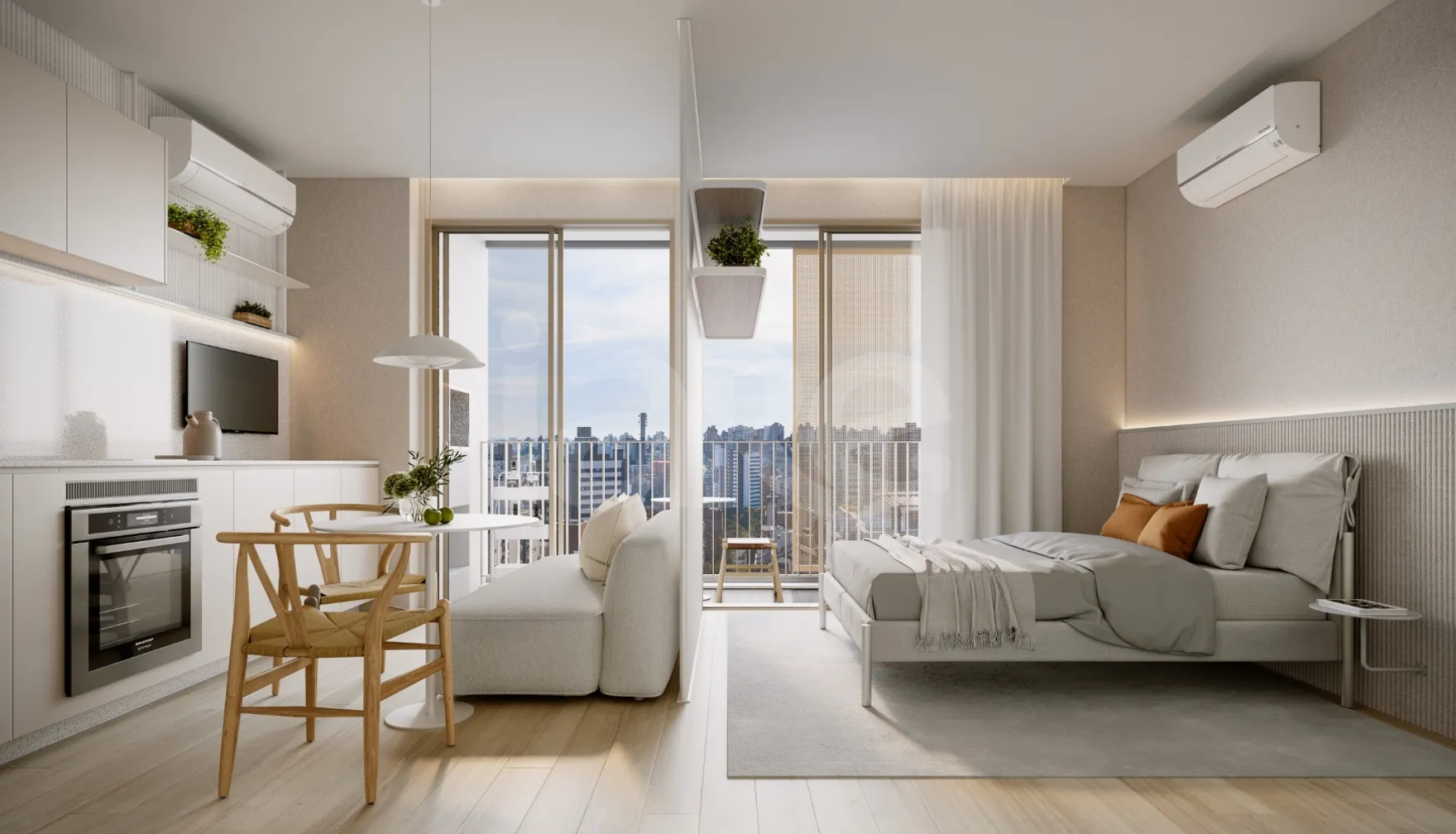 Zait - Studio com 31,62 m², em Mercês — foto 2