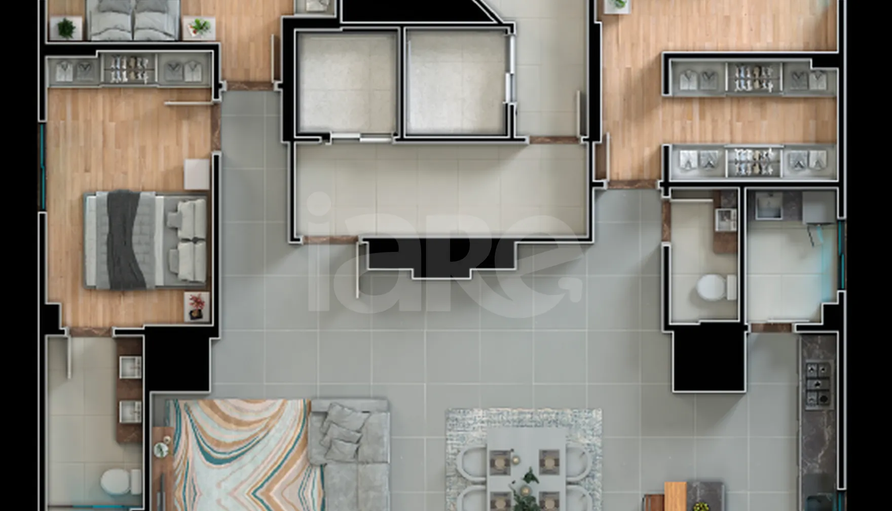 Planta — Apartamento 199,7 m²