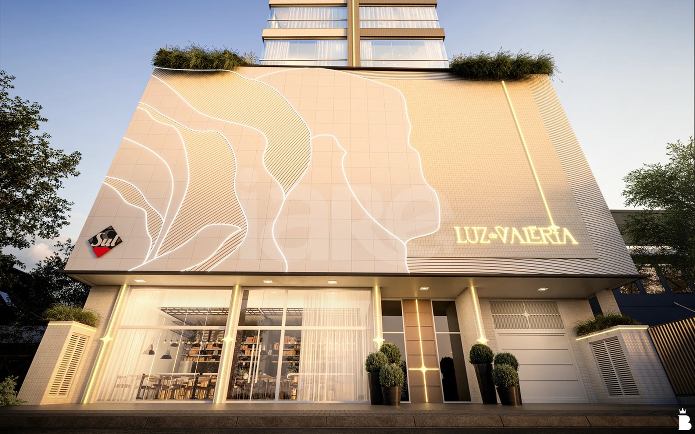 Luz de Valeria Residenziale - Garden com 228,17 m², em Perequê — foto 4