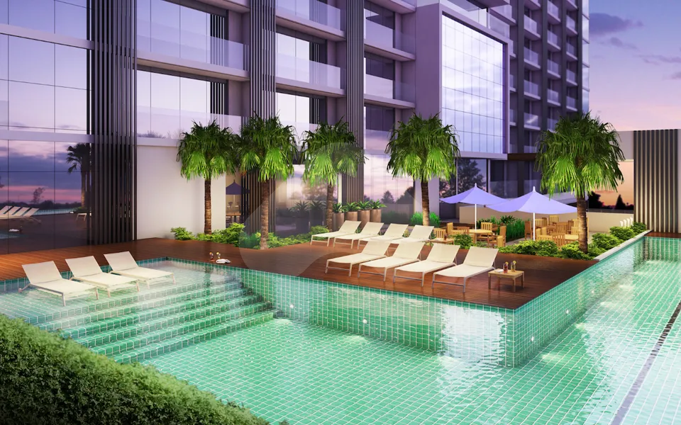 Life Promenade - Studio com 42,61 m², em Centro — foto 8