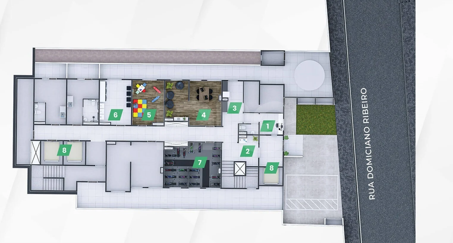 Planta — Pavimento subsolo 3