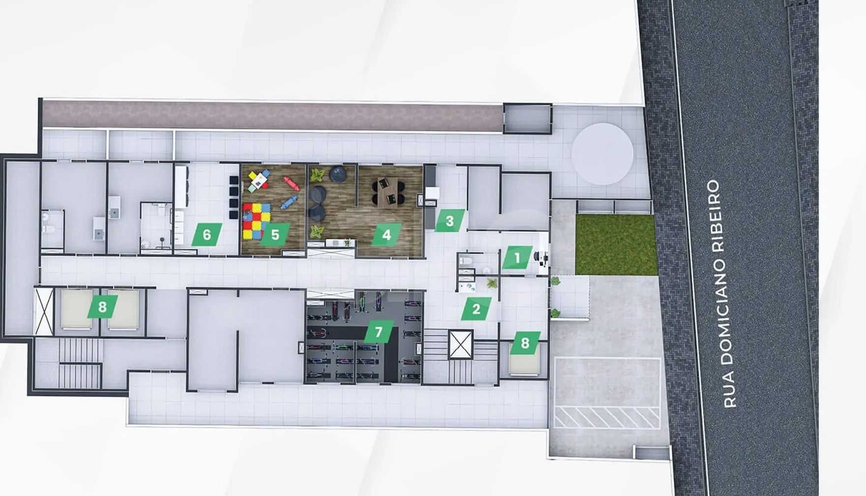 Planta — Pavimento subsolo 3