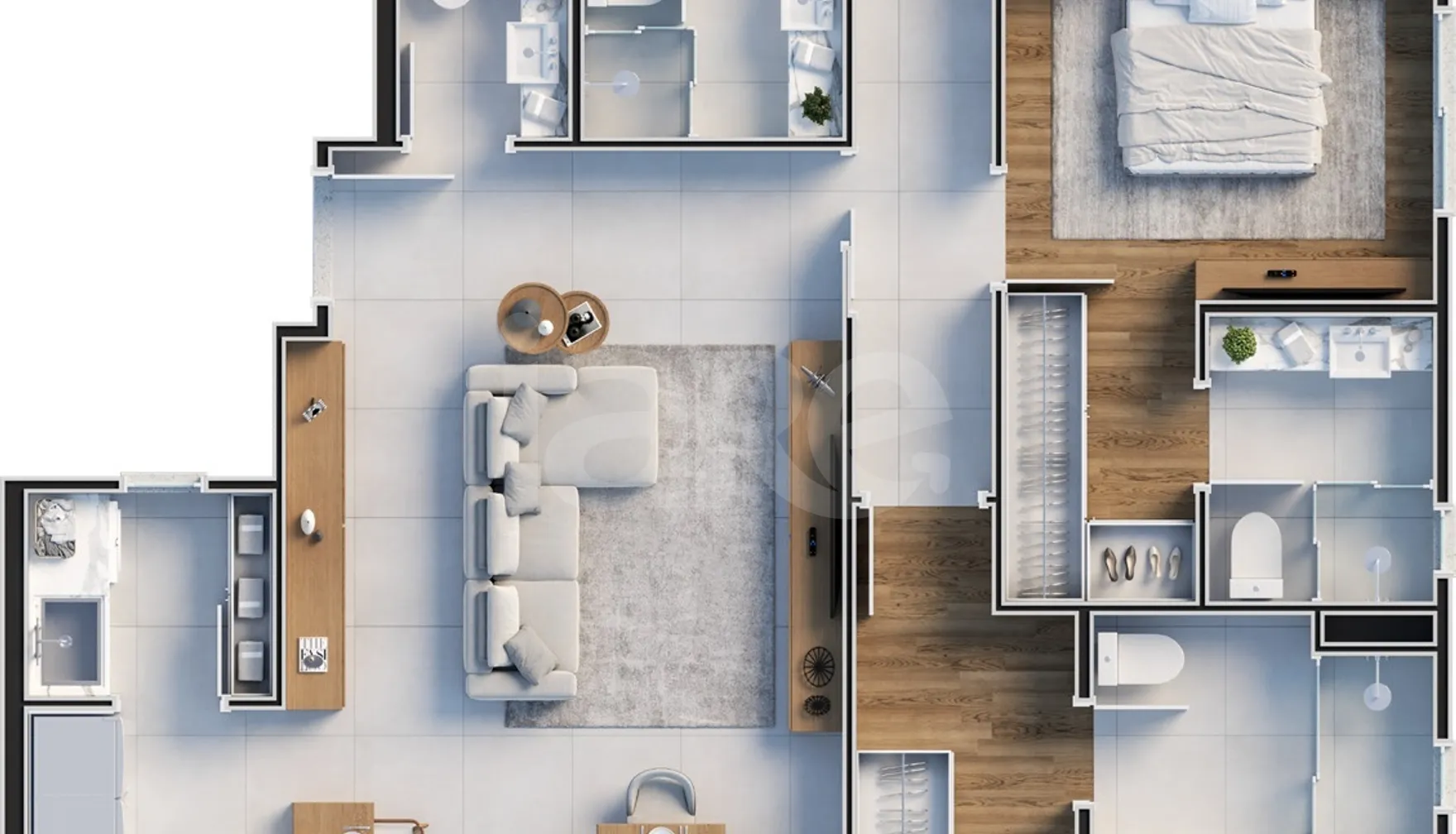 Planta — Apartamento 137,74 m²