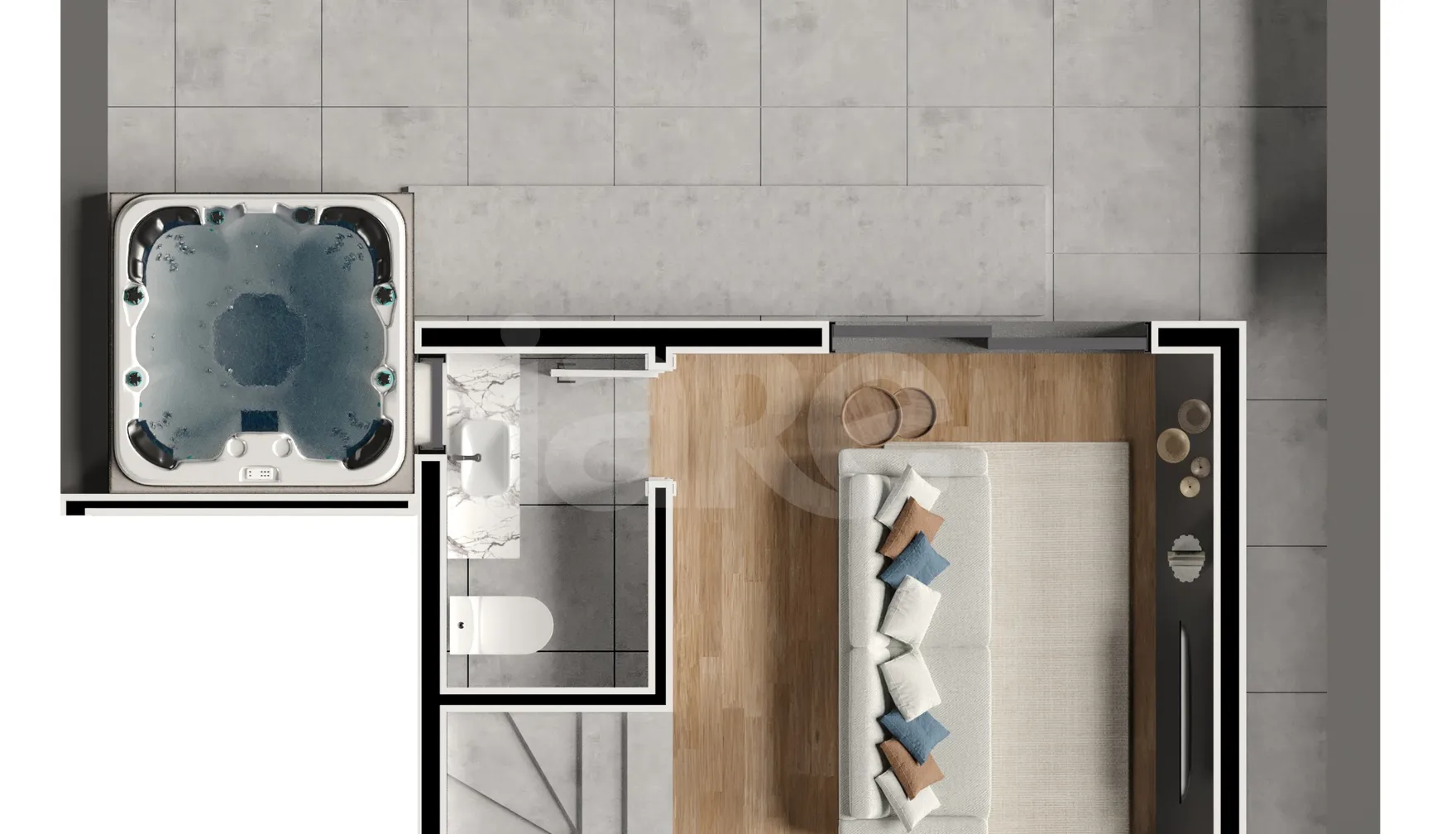 Planta — Cobertura Duplex 139,2 m²