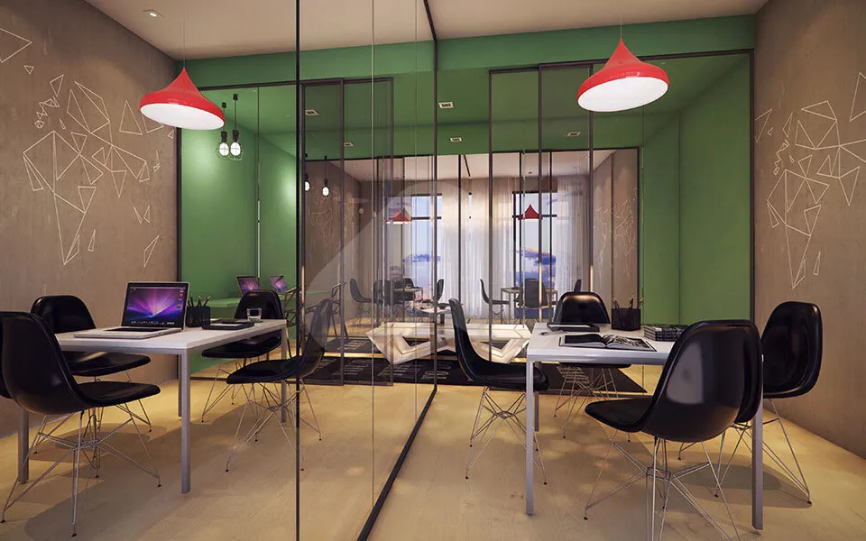 Setin Downtown Genebra - Studio com 34,41 m², em Centro — foto 2