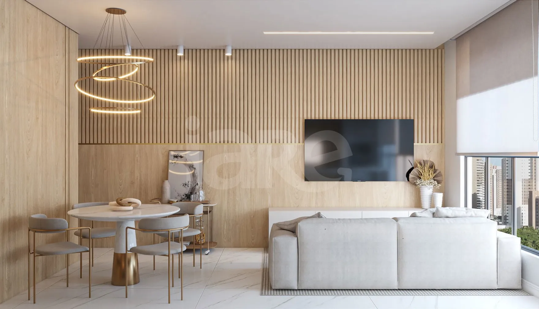 Valência - Apartamento com 82,55 m², em Perequê — foto 2