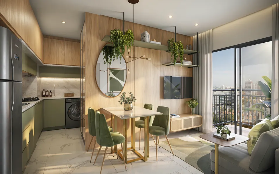 Viva Benx Leopoldina III - Apartamento com 33,47 m², em Vila Hamburguesa — foto 2