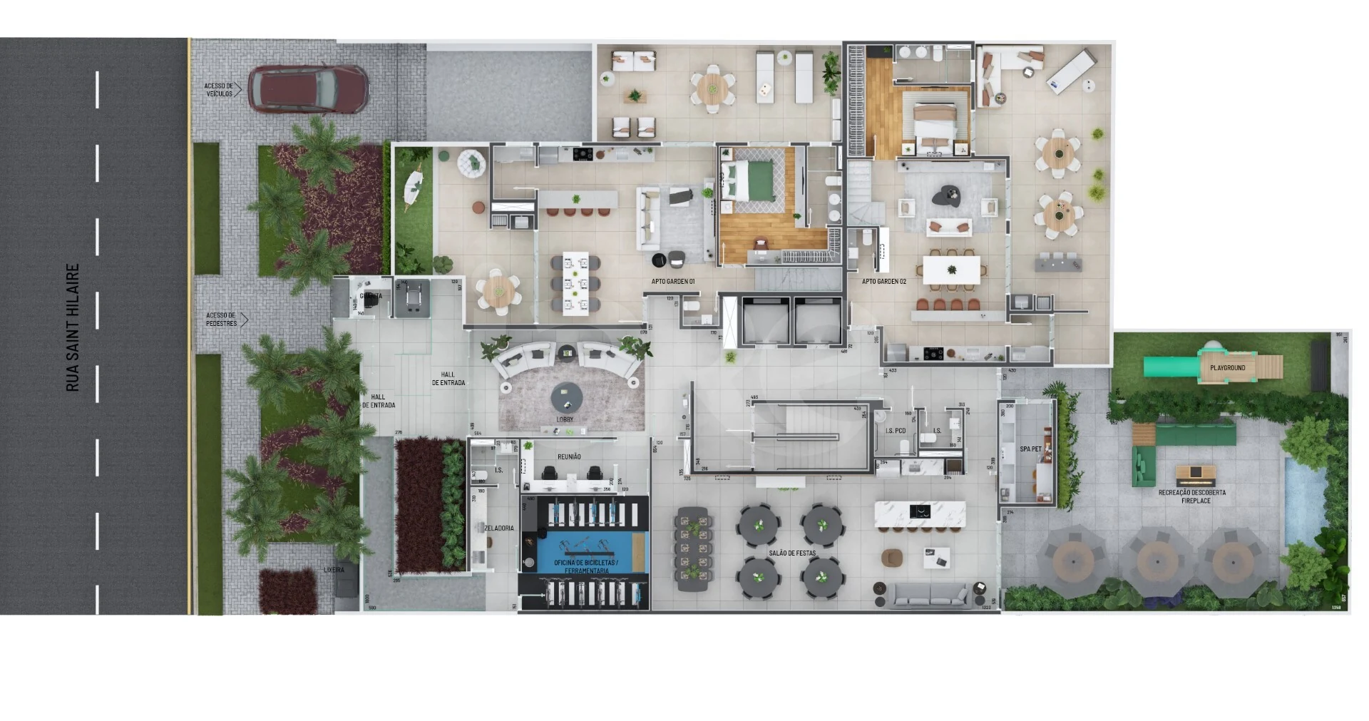 Planta — Pavimento térreo