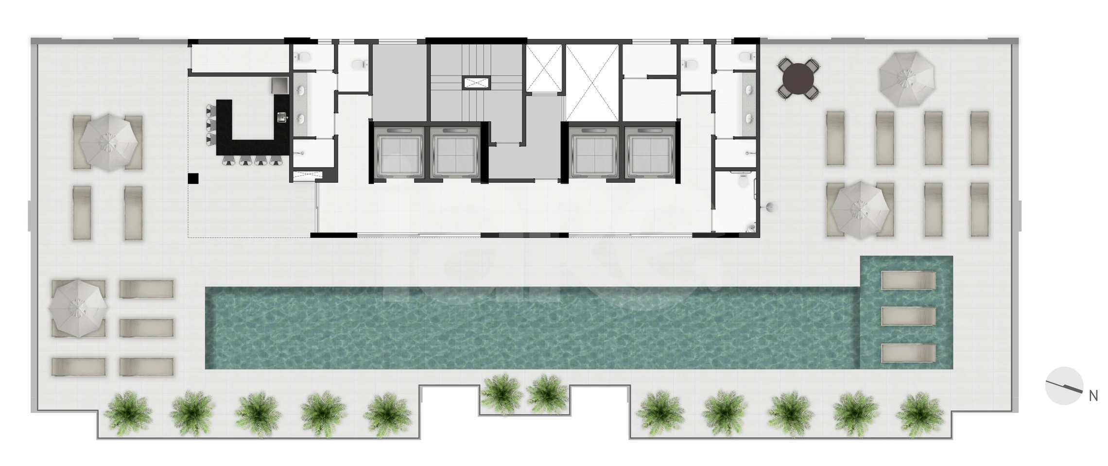 Planta — Pavimento rooftop