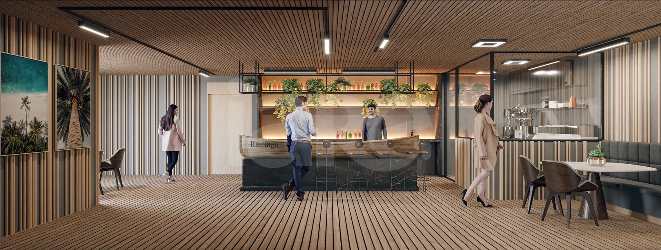 Restinga - Garden com 24,81 m², em Jardim Oceania — foto 10