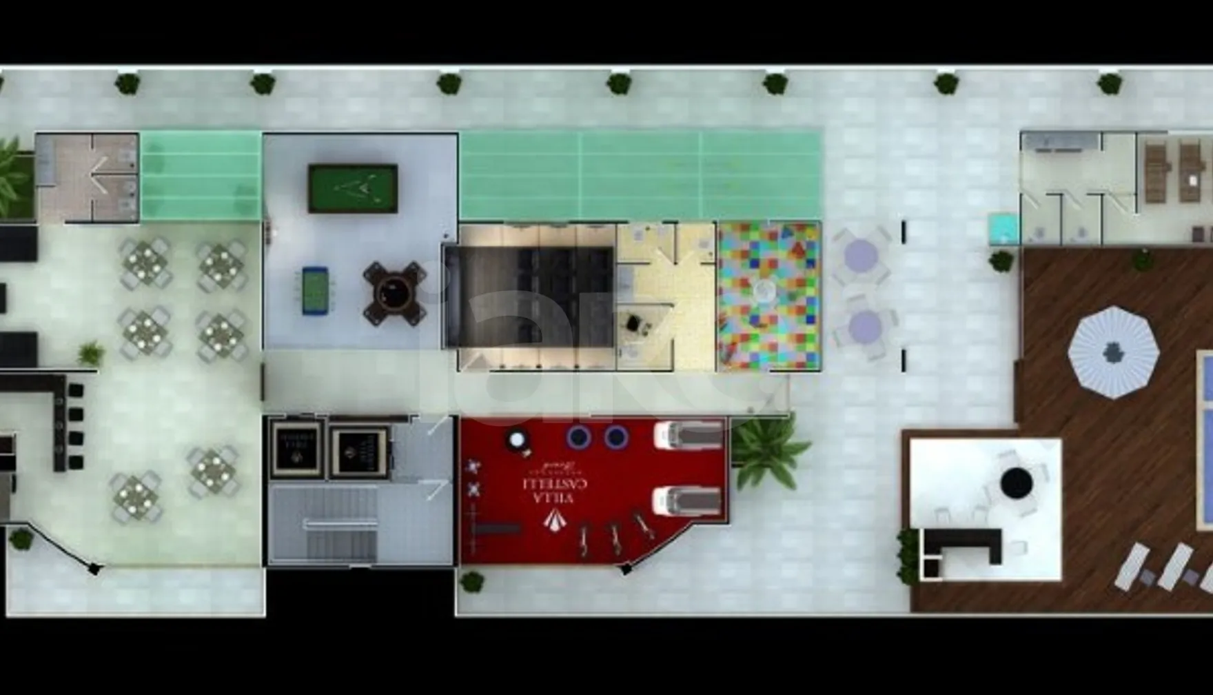 Planta — Pavimento lazer