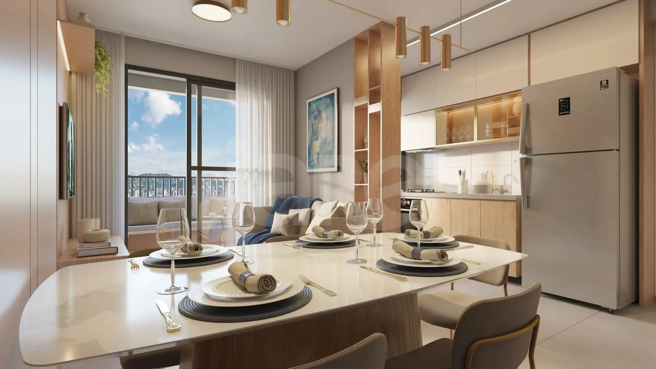 Signature Barra Funda Residence - Apartamento com 58,49 m², em Parque Industrial Tomas Edson — foto 2