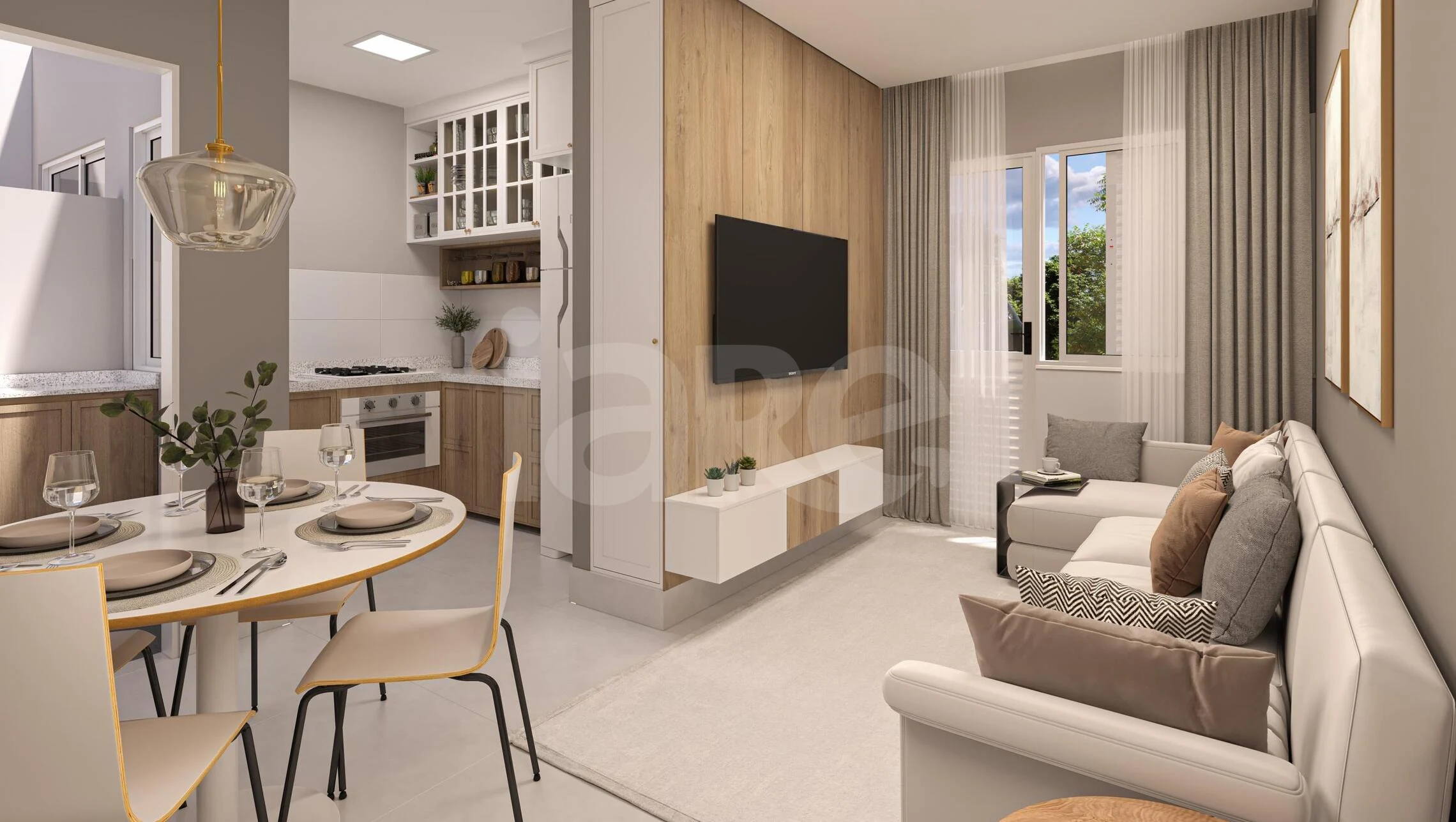 Recanto Vic Jardins - Casa com 104,91 m², em Campo Alegre — foto 2