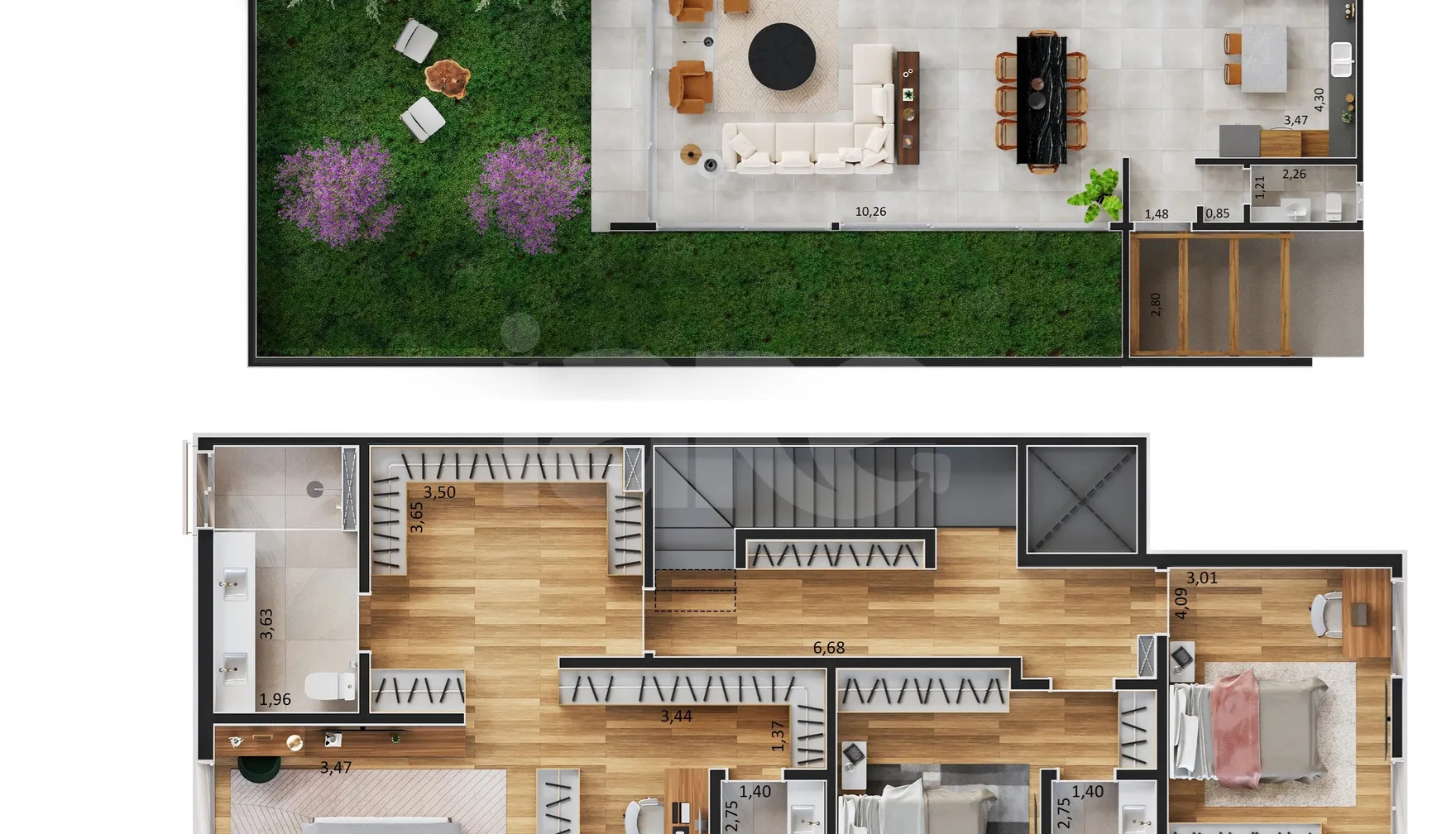 Planta — Casa em Condomínio 559,07 m²