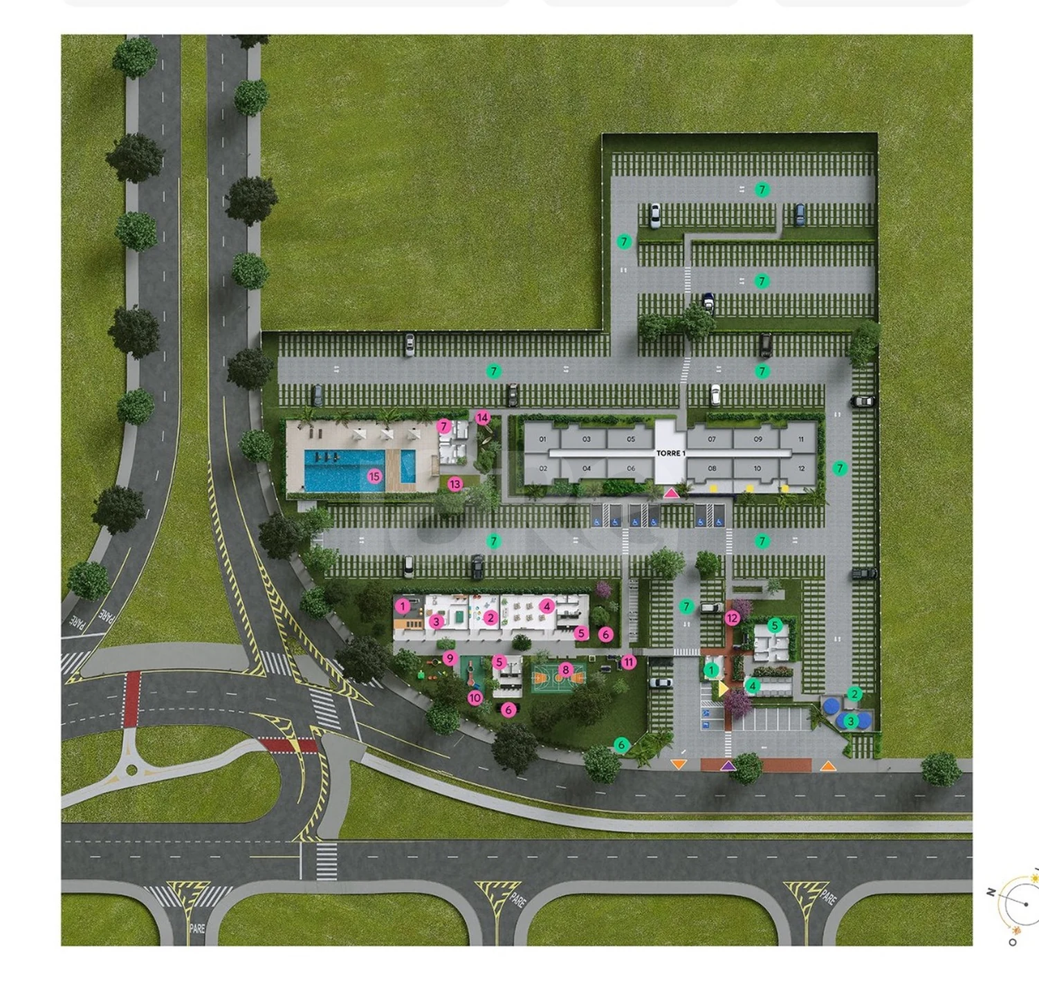 Planta — Implantação