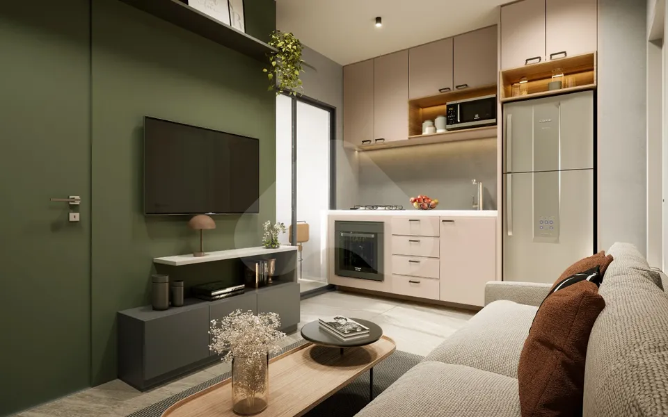 Maskan Vila Romana - Apartamento com 33,99 m², em Vila Romana — foto 2