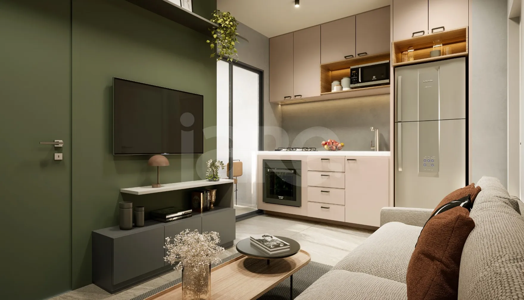 Maskan Vila Romana - Apartamento com 33,99 m², em Vila Romana — foto 2