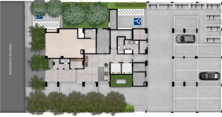 Planta — Implantação térreo 2