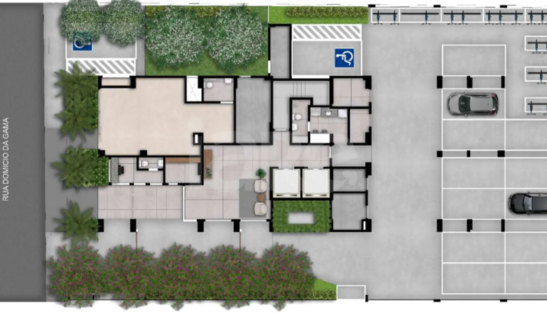 Planta — Implantação térreo 2