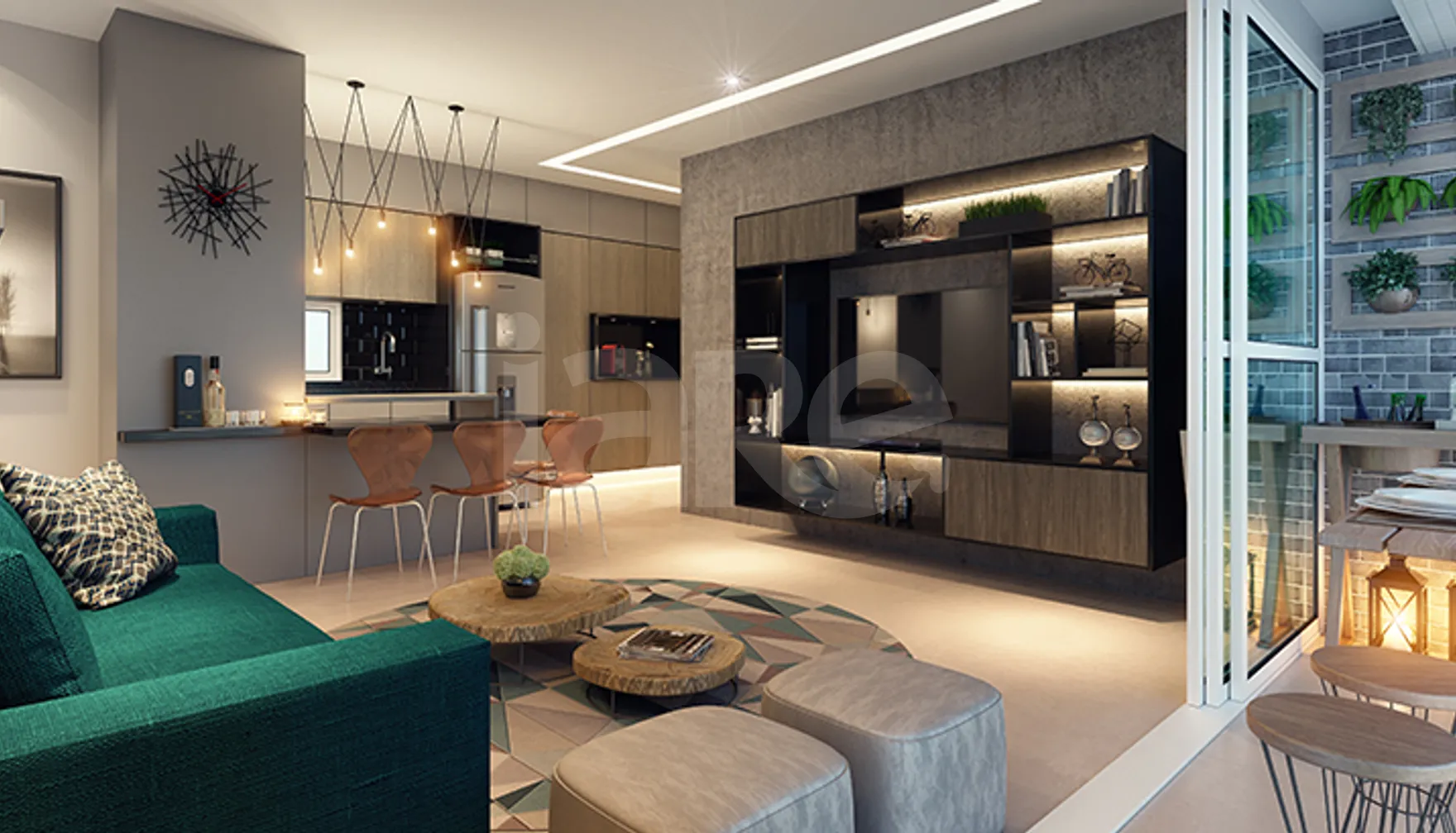 Porto Design - Apartamento com 56,82 m², em Espinheiro — foto 2