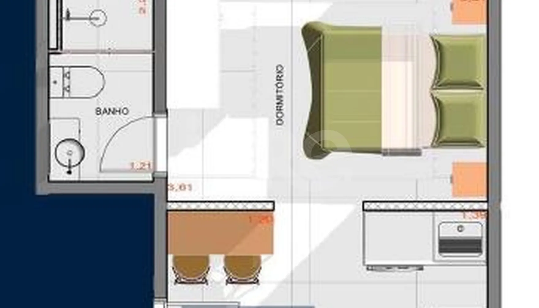 Planta — Garden 35 m²