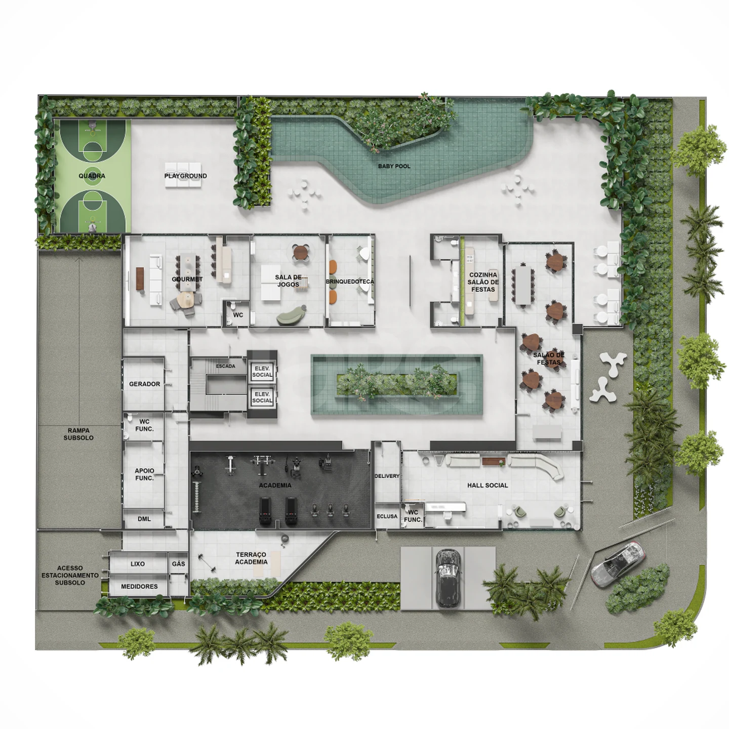 Planta — Pavimento térreo