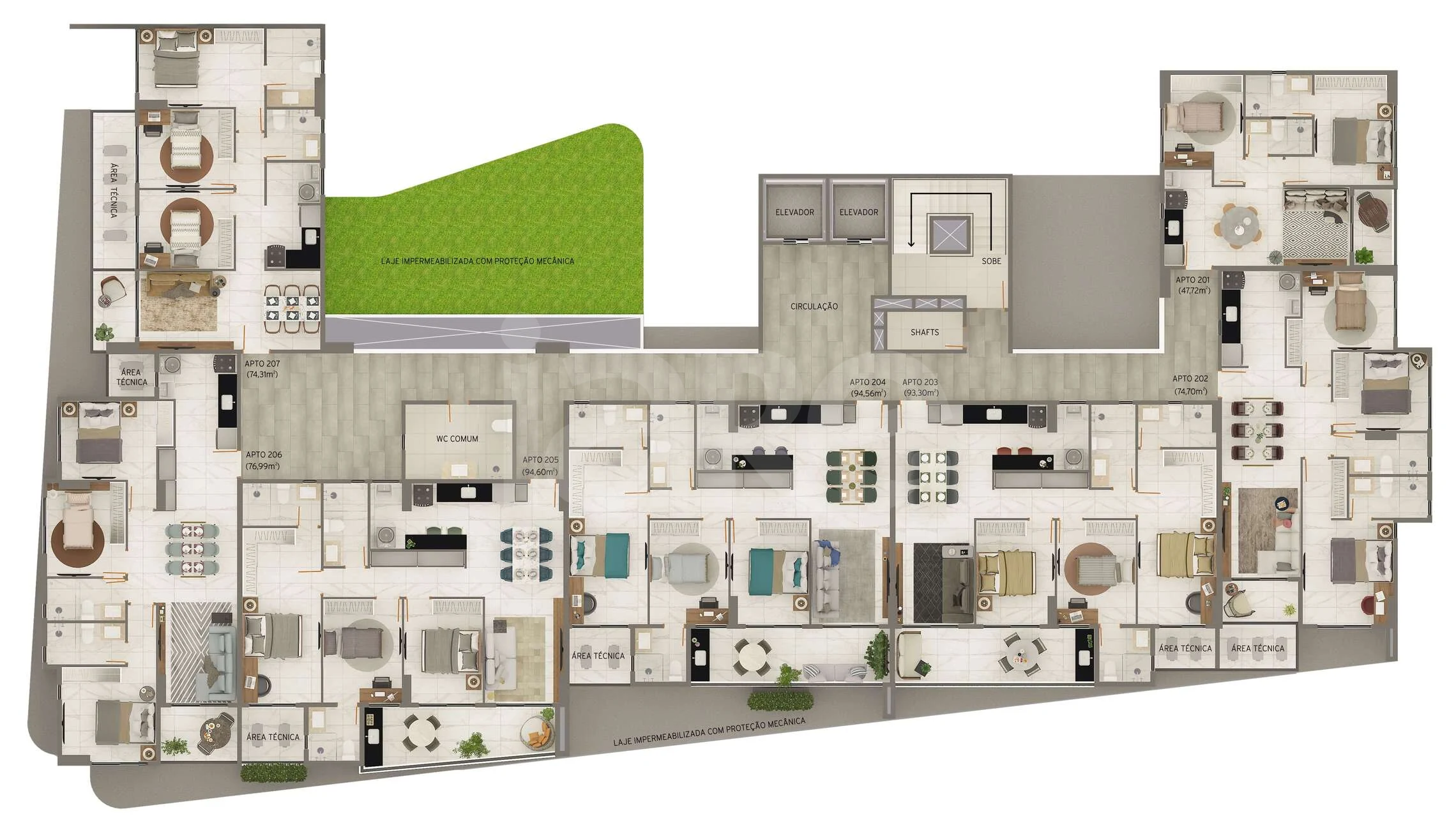 Planta — Pavimento 2