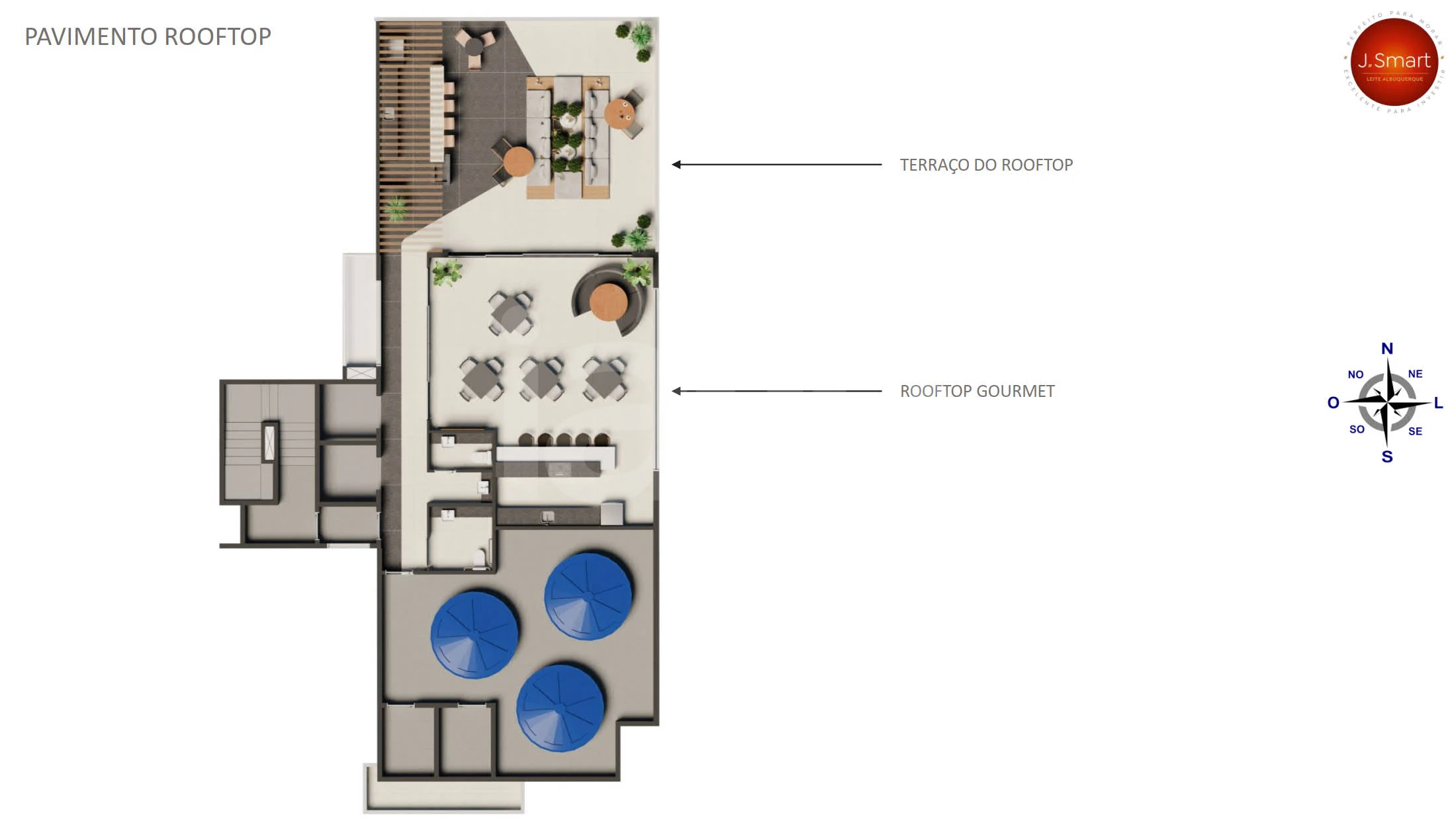 Planta — Implantação Rooftop