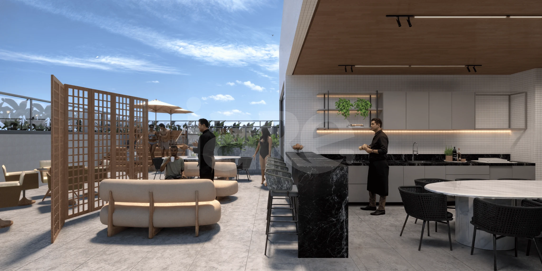 Ocean Breeze - Studio com 25,65 m², em Poço — foto 15