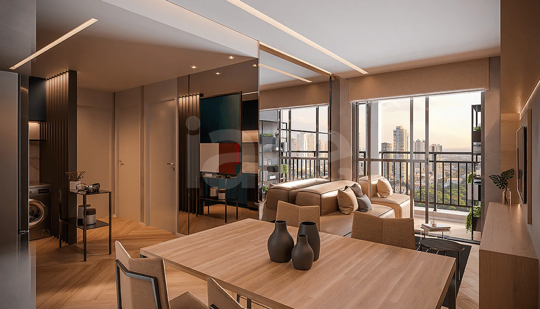 Parque Diálogo Padre Adelino Smart - Apartamento com 60,8 m², em Quarta Parada — foto 3