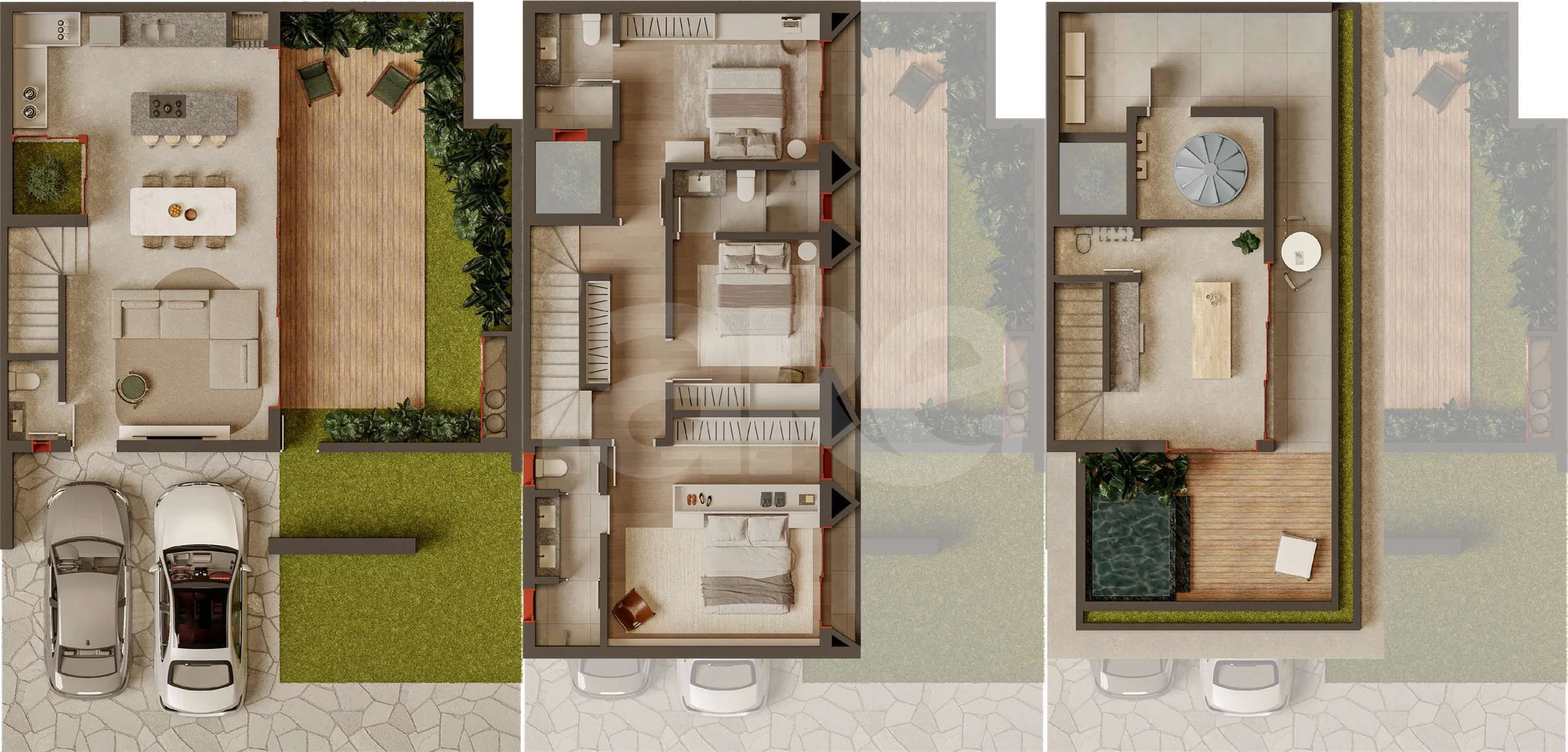 Planta — Casa em Condomínio 276,04 m²