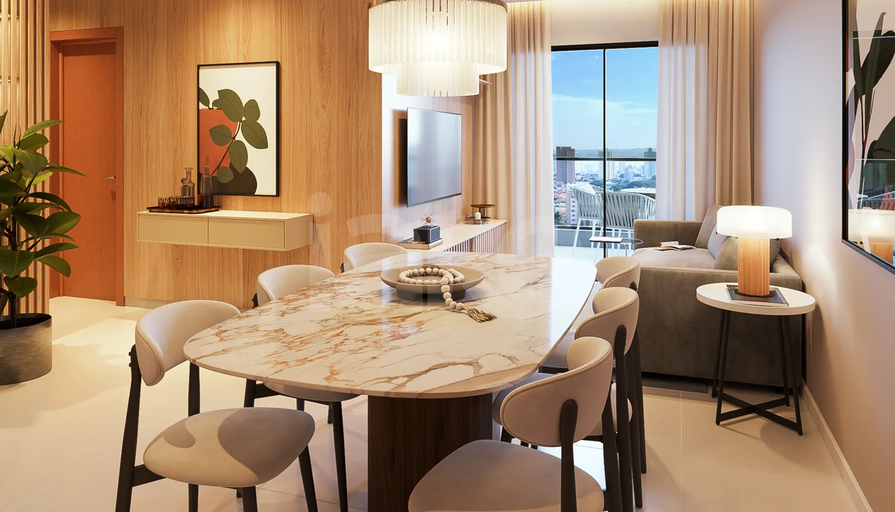 Essenza - Apartamento com 65,58 m², em Jardim Oceania — foto 2