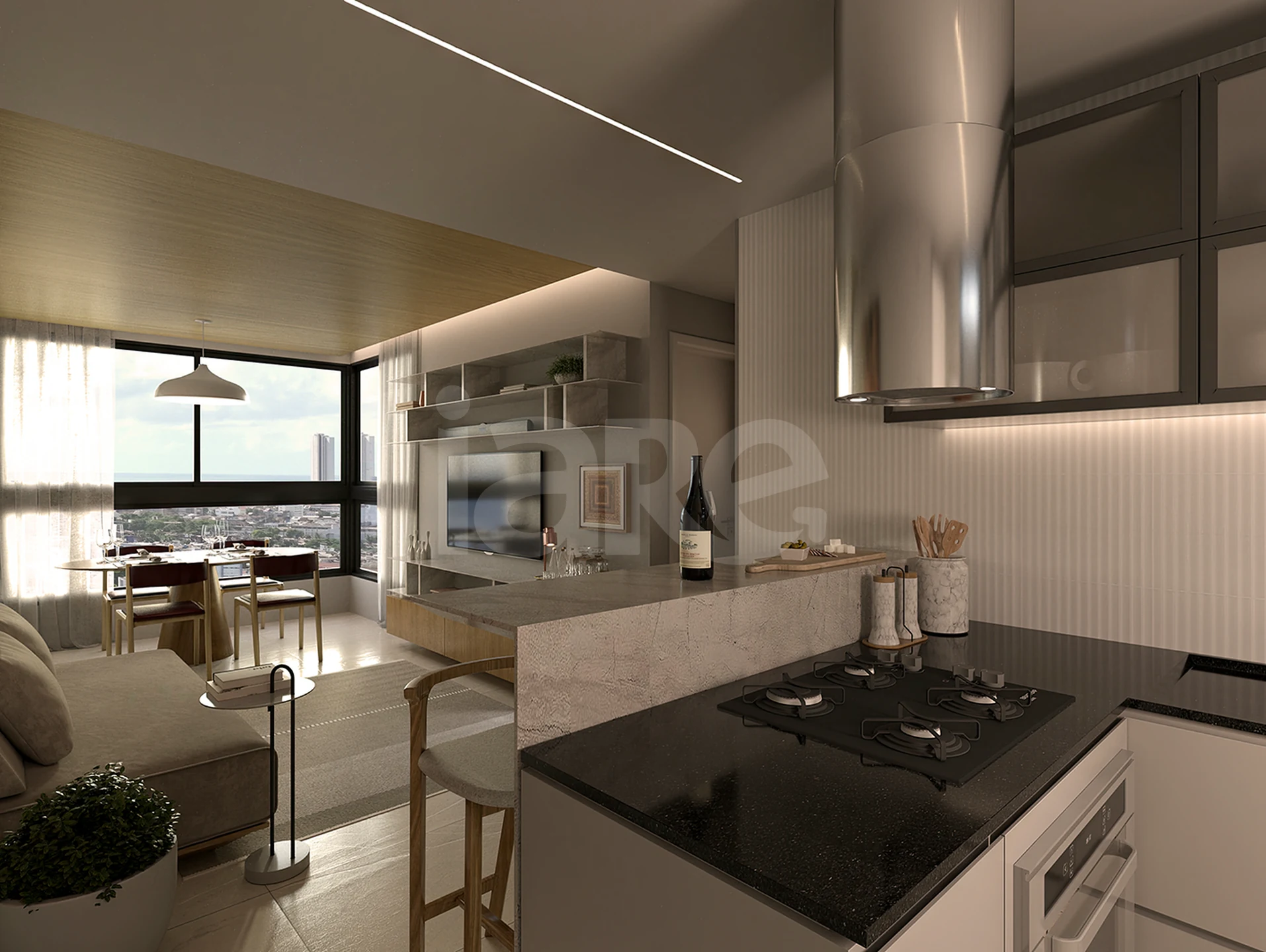 Pulse - Studio com 29,36 m², em Ilha do Leite — foto 4