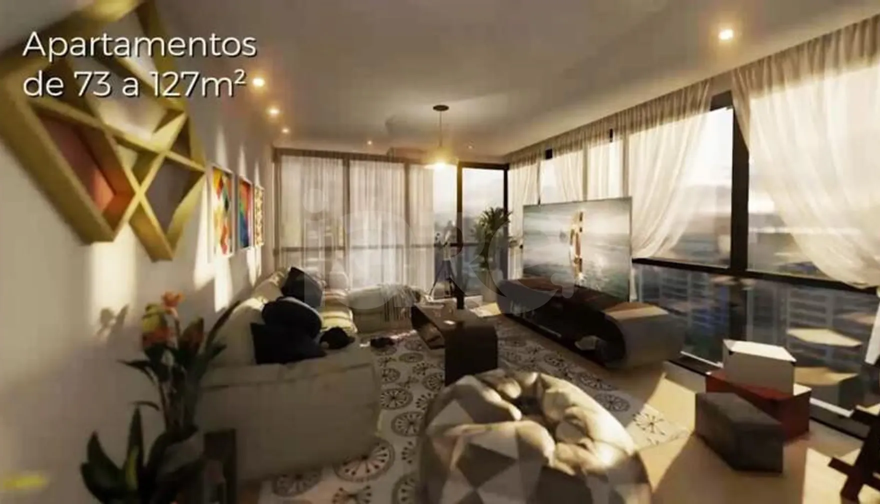 Doca Residence - Apartamento com 95 m², em Zona Nova — foto 2
