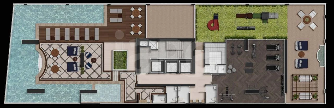 Planta — Pavimento lazer 1