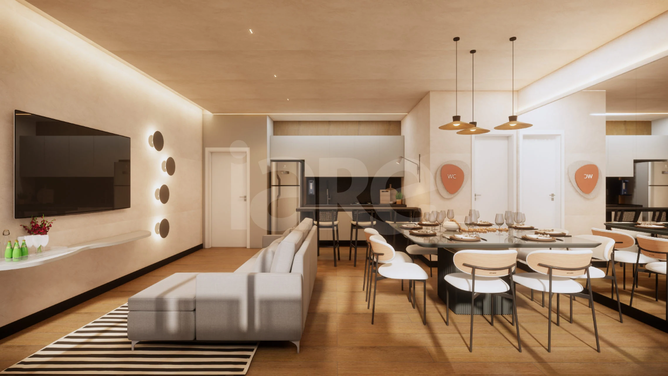 Life One Home & Flat - Studio com 29,9 m², em Manaíra — foto 5