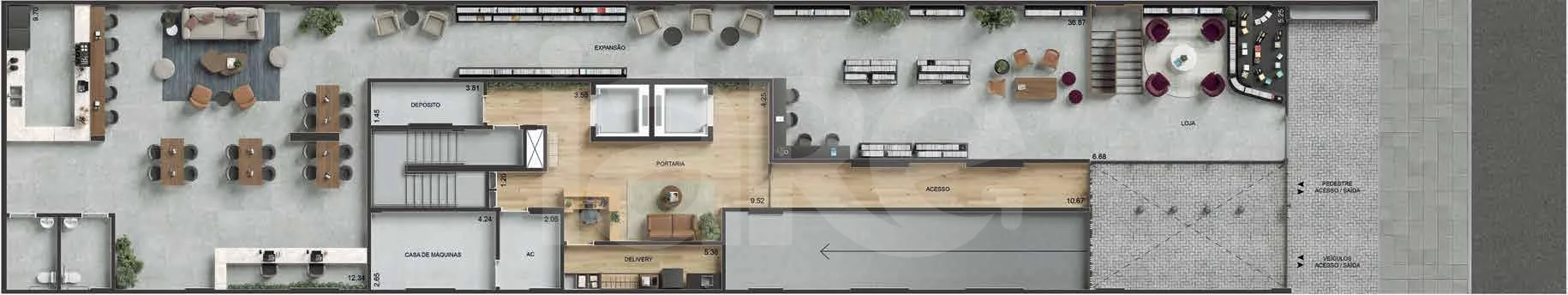 Planta — Pavimento térreo