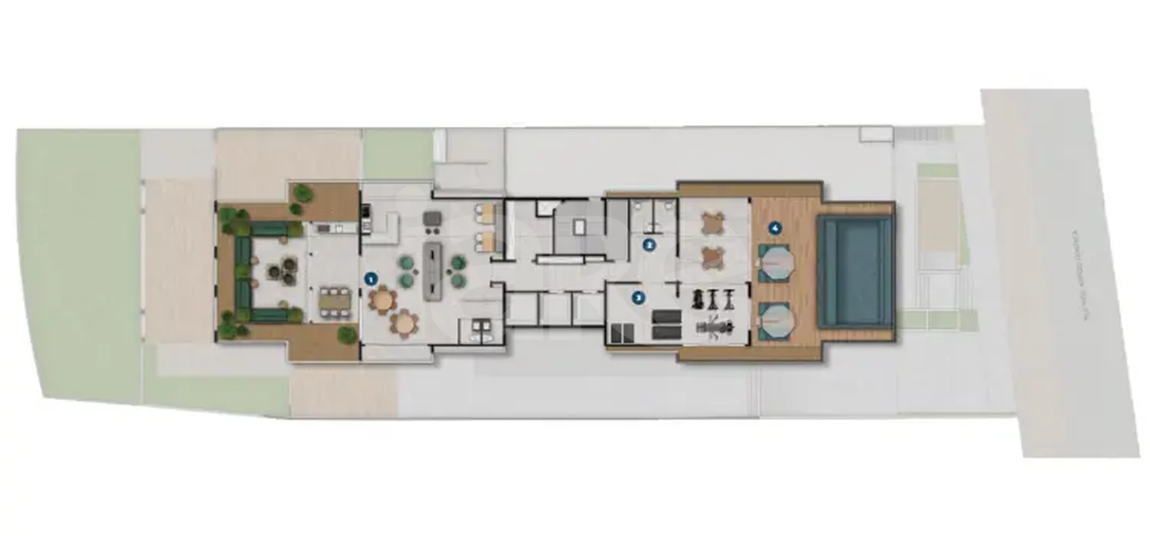 Planta — Pavimento rooftop