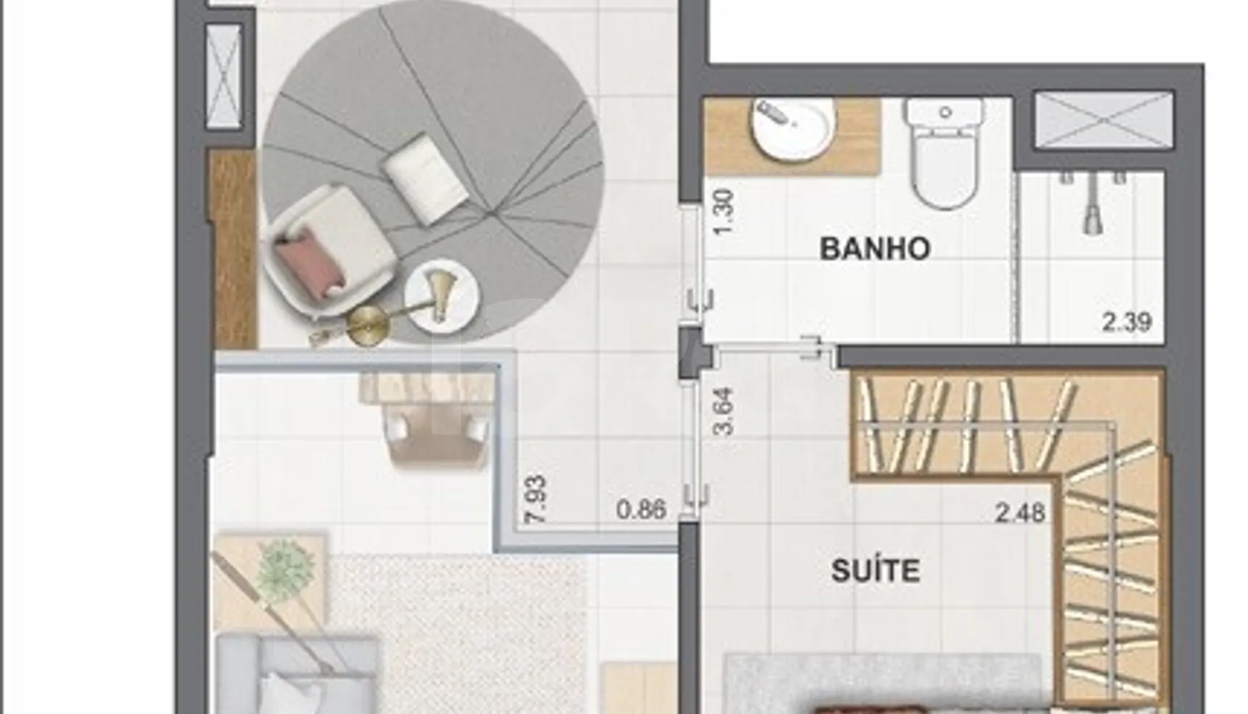 Planta — Garden 104,21 m²