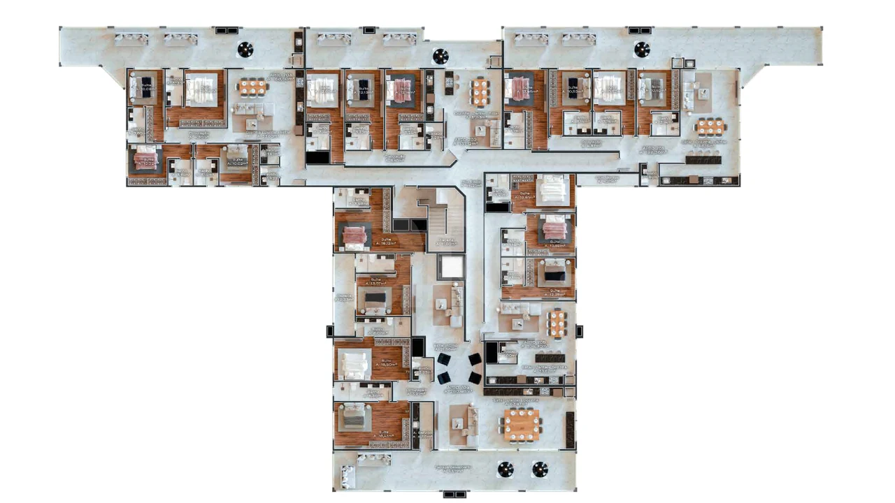 Planta — Pavimento cobertura horizontal